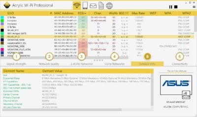 wifi analyzer – acrylic wifi professional
