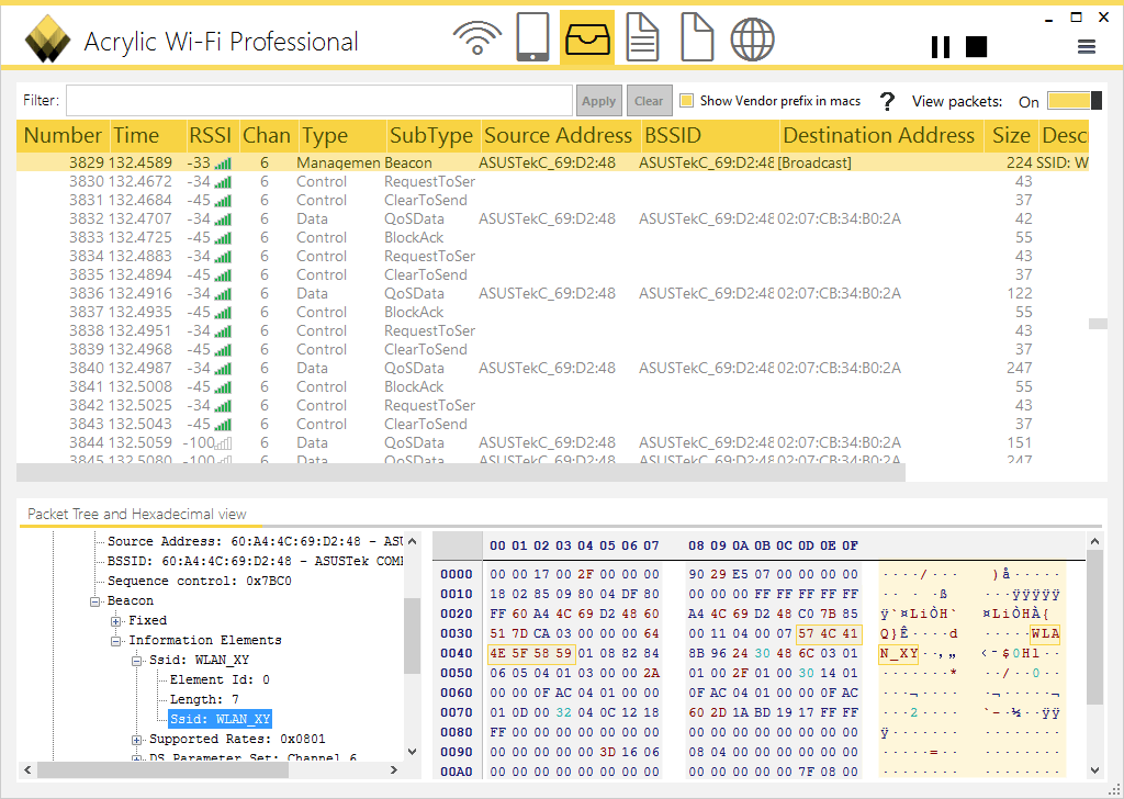wireshark capture packets on my network