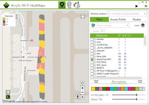 Site survey project - Wi-Fi analysis at an airport