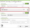 Active Survey Bandwidth