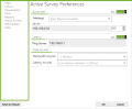 active survey configuration